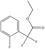 Benzeneacetic acid, α,α,2-trifluoro-, ethyl ester Structure