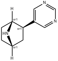7-Azabicyclo[2.2.1]heptane,2-(5-pyrimidinyl)-,(1R,2R,4S)-rel-(9CI) Struktur