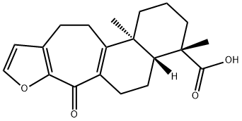69912-64-7 (4S)-2,3,4,4aβ,5,6,7,11,12,12b-Decahydro-4,12bα-dimethyl-7-oxo-1H-naphtho[1',2':5,6]cyclohepta[1,2-b]furan-4α-carboxylic acid
