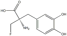 alpha-monofluoromethyldopa 结构式
