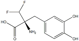 alpha-difluoromethyl-DOPA 化学構造式