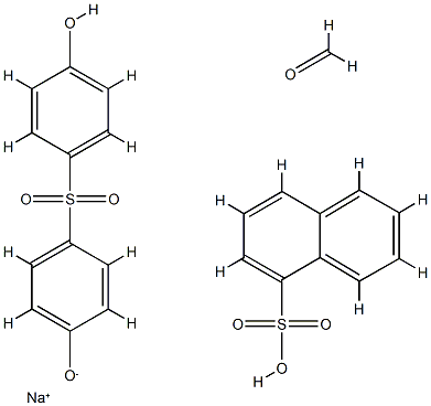 Naphthalenesulfonic acid, polymer with formaldehyde and 4,4-sulfonylbisphenol, sodium salt Structure