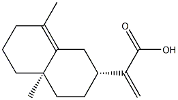 Isocostic acid 化学構造式