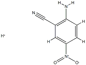 Benzonitrile,  2-amino-5-nitro-,  conjugate  monoacid  (9CI) Structure