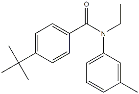 4-(tert-butyl)-N-ethyl-N-(3-methylphenyl)benzamide,70020-26-7,结构式