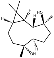 4,10-Aromadendranediol Struktur