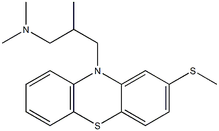 甲硫美嗪, 7009-43-0, 结构式