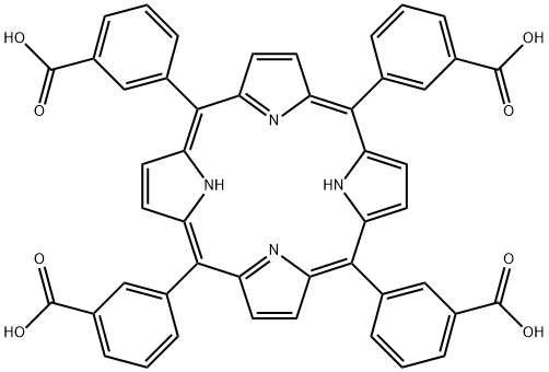 内消旋-四(间苯甲酸)卟吩 结构式