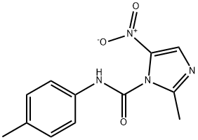 1H-Imidazole-1-carboxamide,2-methyl-N-(4-methylphenyl)-5-nitro-(9CI) Structure