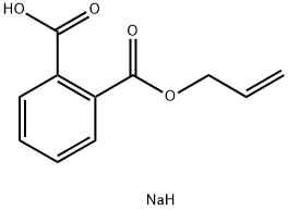 Phthalic acid 1-allyl 2-sodium salt 结构式