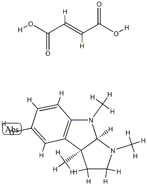 (-)-氧化毒扁豆碱 富马酸盐 结构式
