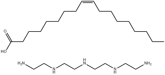 9-Octadecenoic acid (9Z)-, polymer with N-(2-aminoethyl)-N-2-(2-aminoethyl)aminoethyl-1,2-ethanediamine Struktur