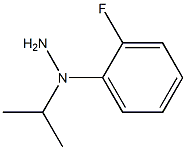 1-(1-(2-fluorophenyl)propan-2-yl)hydrazine Structure