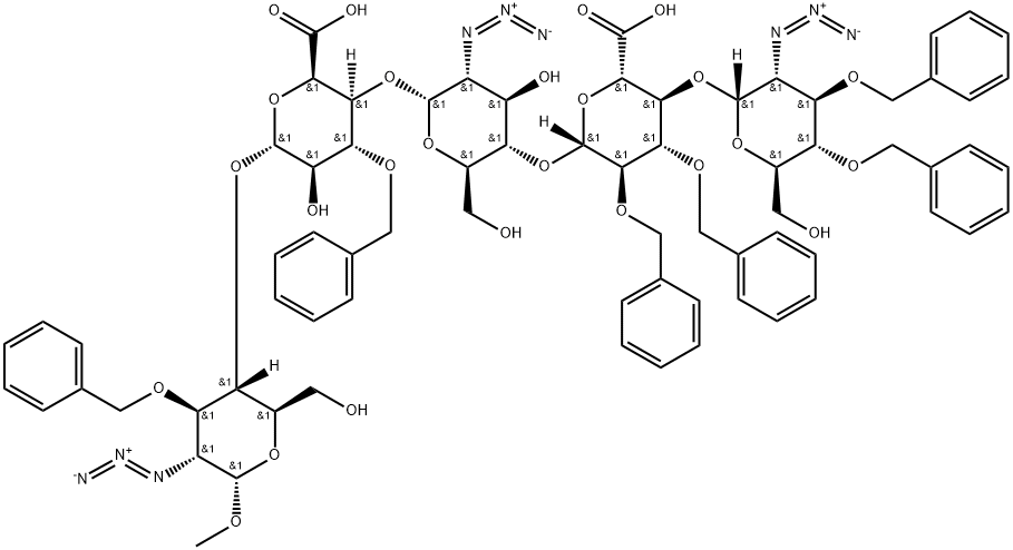FONDAPARINUX SODIUM INTERMEDIATE C, 704210-18-4, 结构式