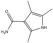 1H-Pyrrole-3-carboxamide,2,4,5-trimethyl-(9CI) Struktur