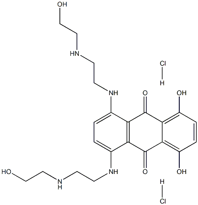 Mitoxantrone hydrochloride Struktur