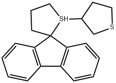 9H-Fluorene-9-one (ethane-1,2-diyl)dithioacetal 结构式