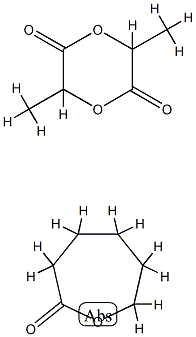丙交酯-己内酯共聚物 结构式