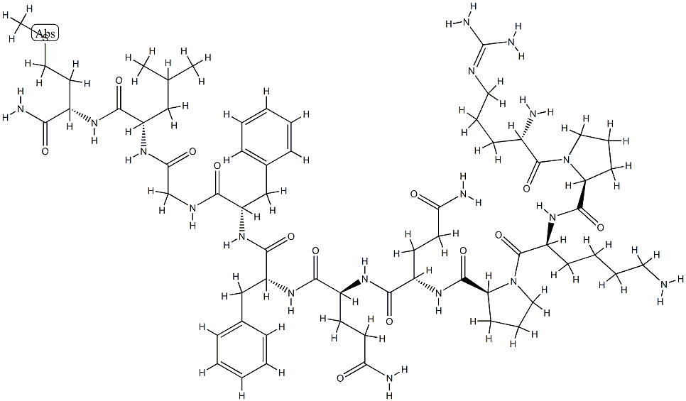 substance P, Phe(7)- Structure