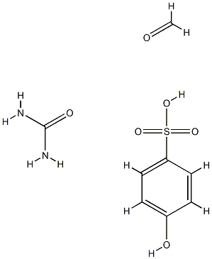Benzenesulfonic acid, 4-hydroxy-, polymer with formaldehyde, compd. with urea Structure