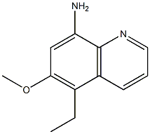8-Quinolinamine,5-ethyl-6-methoxy-(9CI) Structure