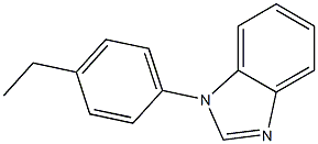 1H-Benzimidazole,1-(4-ethylphenyl)-(9CI) Struktur