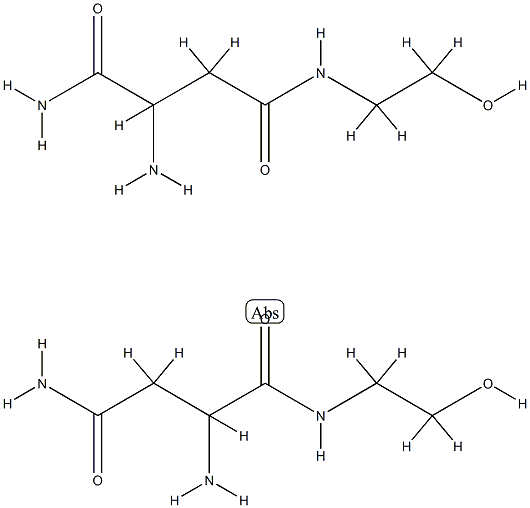 Poly-alpha,beta-(N-2-hydroxyethyl)-DL-aspartamide Structure