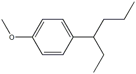 1-(hexan-3-yl)-4-methoxybenzene Structure