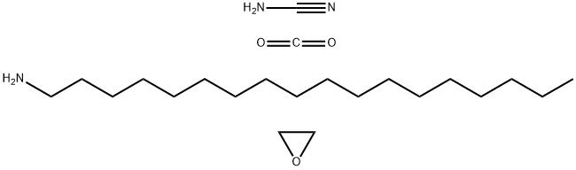 氨基氰与二氧化碳、环氧乙烷和1-十八胺的反应产物, 70693-20-8, 结构式