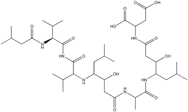 pepstatyl, Asp- Struktur