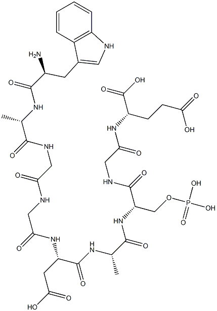delta sleep-inducing peptide phosphate Struktur