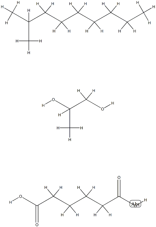 Hexanedioic acid, polymer with 1,2-propanediol, isodecyl ester Structure