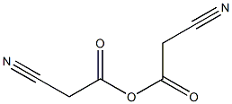 Bis(cyanoacetic)anhydride Structure