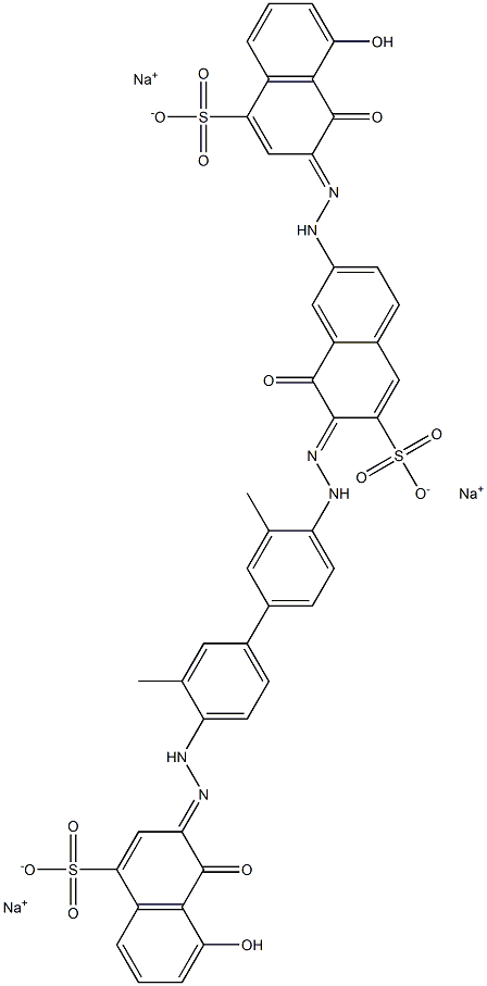 Direct blue 26, trisodium salt Structure