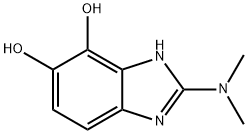1H-Benzimidazole-4,5-diol,2-(dimethylamino)-(9CI) 结构式
