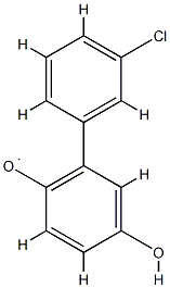 [1,1-Biphenyl]-2-yloxy,3-chloro-5-hydroxy-(9CI) Structure