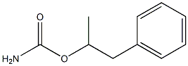 Carbamic acid α-methylphenethyl ester 结构式