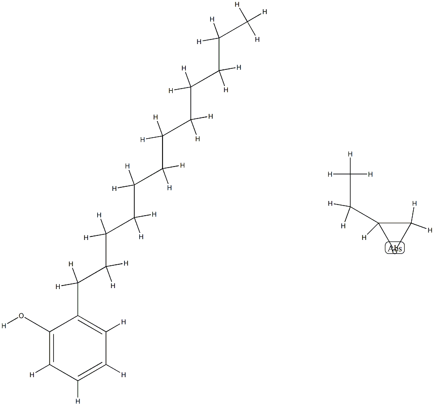 环氧丁烷的均聚物与十二烷基苯酚的醚化物,71011-30-8,结构式