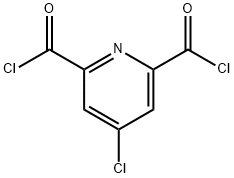 4-chloro-2,6-Pyridinedicarbonyl dichloride Structure