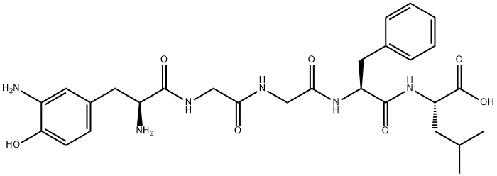 enkephalin-Leu, NH2(3)- 结构式