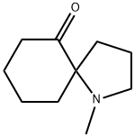 1-Azaspiro[4.5]decan-6-one,1-methyl-(9CI) Struktur