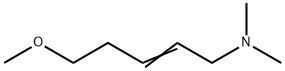 2-Pentenylamine,5-methoxy-N,N-dimethyl-(5CI) Structure