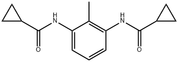N,N′-(2-Methyl-1,3-phenylene)bis[cyclopropanecarboxamide] Structure
