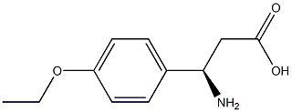 Benzenepropanoic acid, ba-amino-4-ethoxy-, (baR)- (9CI) Structure