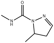 1H-Pyrazole-1-carboxamide,4,5-dihydro-N,5-dimethyl-(9CI) Struktur