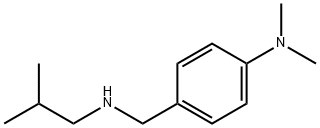 N,N-ジメチル-4-{[(2-メチルプロピル)アミノ]メチル}アニリン 化学構造式