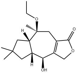 (4S)-8β-Ethoxy-4,4aβ,5,6,7,7aβ,8,9-octahydro-4β-hydroxy-6,6,8-trimethylazuleno[5,6-c]furan-1(3H)-one Structure