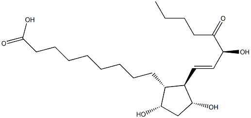 1,1-dihomo-8-ketoprostaglandin F1alpha 化学構造式