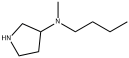 3-Pyrrolidinamine,N-butyl-N-methyl-(9CI) Structure