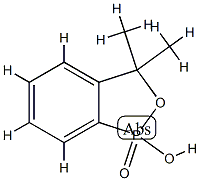 9-hydroxy-7,7-dimethyl-8-oxa-9$l^{5}-phosphabicyclo[4.3.0]nona-1,3,5-t riene 9-oxide Structure